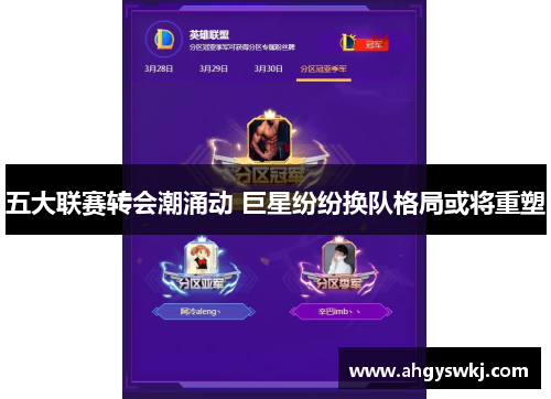 五大联赛转会潮涌动 巨星纷纷换队格局或将重塑